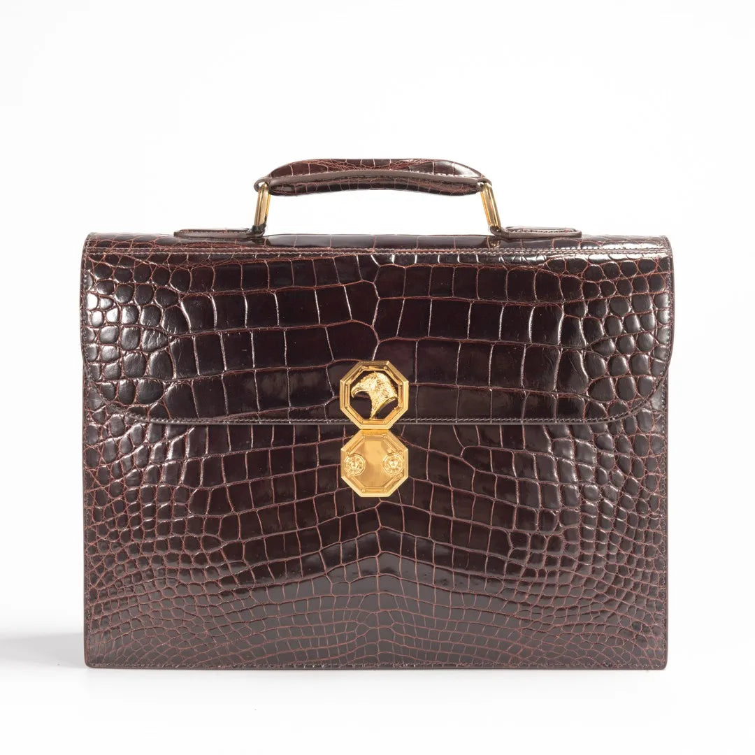 Genuine Nile Crocodile Business Briefcase