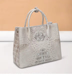 Genuine Crocodile Leather Handbag