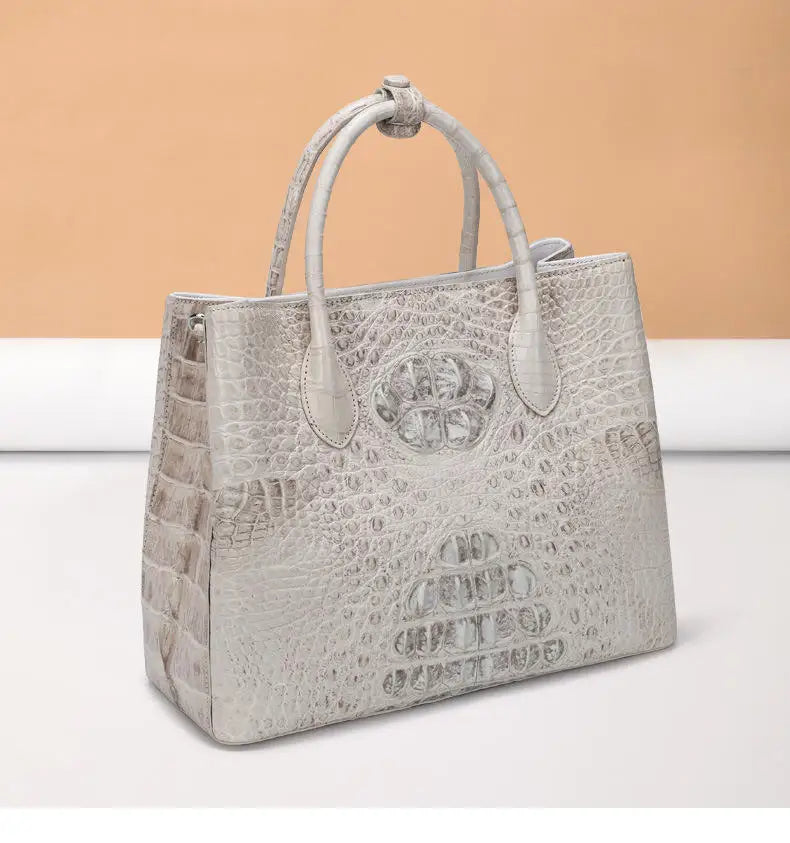 Genuine Crocodile Leather Handbag