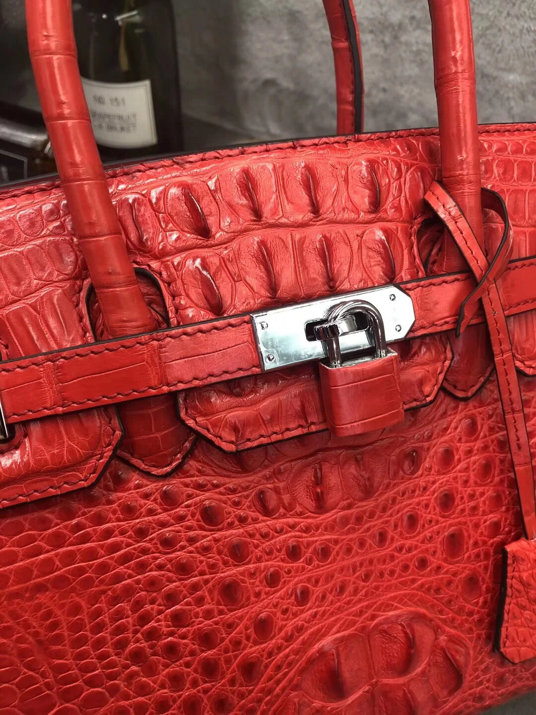 Genuine Crocodile Leather Crossbody Bag