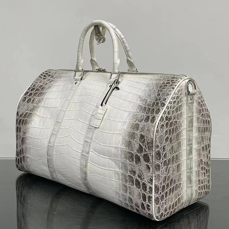 Himalaya Crocodile Leather Travel Bag