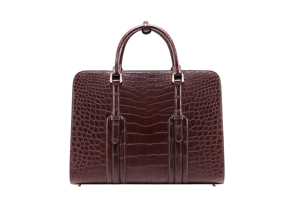 Genuine Alligator Leather Business Briefcase