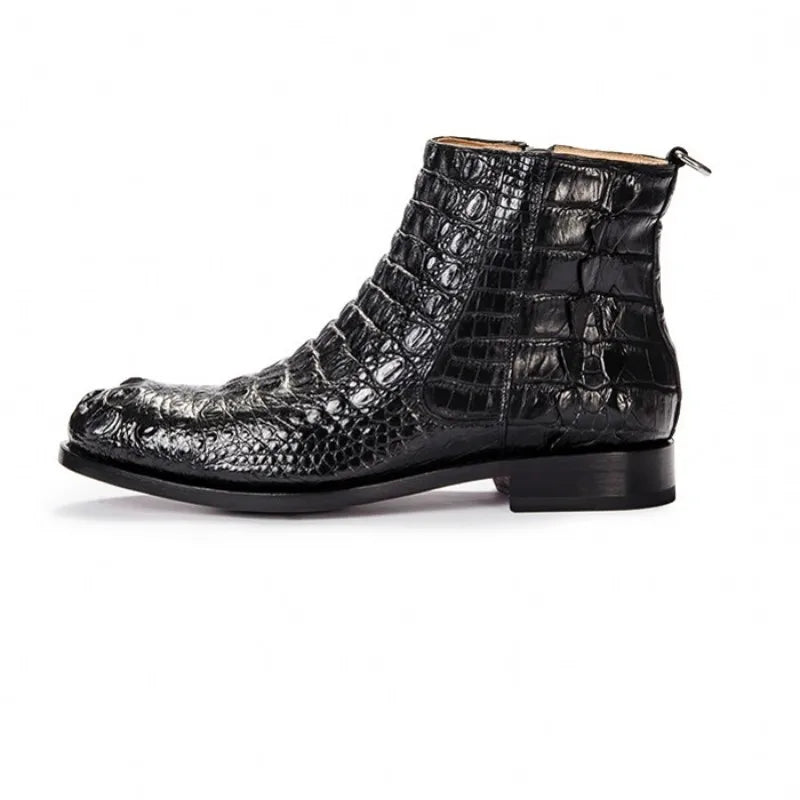 Men's Luxury Crocodile Leather Boots