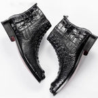 Men's Luxury Crocodile Leather Boots
