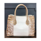 Luxury Genuine Crocodile Leather Handbag