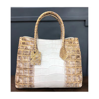 Luxury Genuine Crocodile Leather Handbag