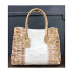 Luxury Genuine Crocodile Leather Handbag