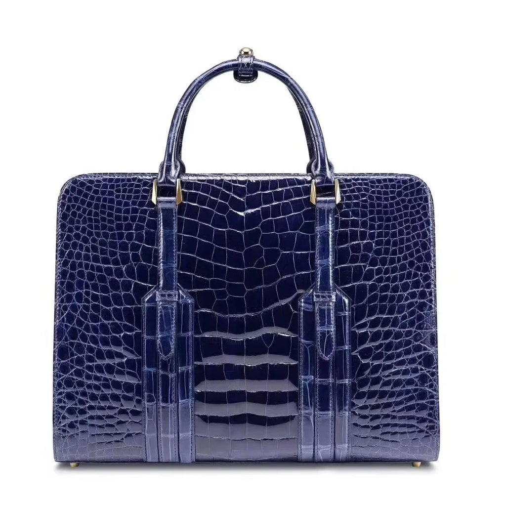 Genuine Alligator Leather Business Briefcase