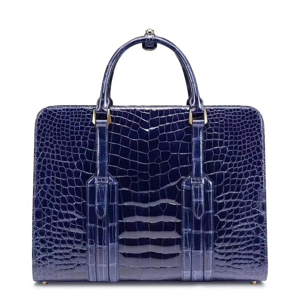 Genuine Alligator Leather Business Briefcase