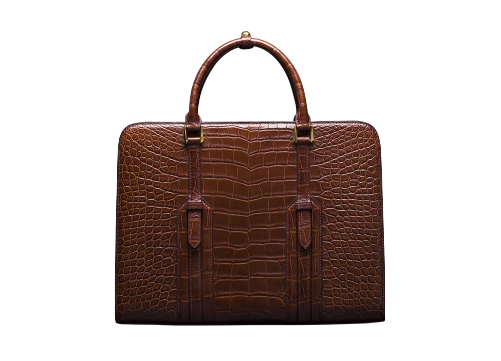 Genuine Alligator Leather Business Briefcase