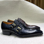 Men's Italian Leather Exotic Oxfords