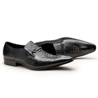 Luxury Crocodile Leather Dress Shoes