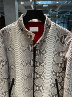 Luxury Snakeskin Slim Fit Jacket