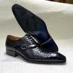 Italian Leather Python Oxford Shoes