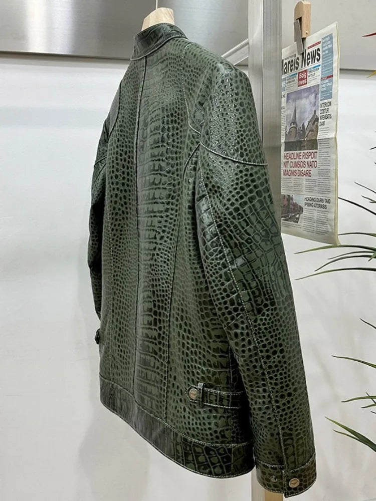 Slim Fit Genuine Sheepskin Jacket