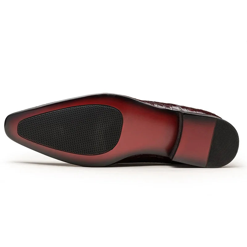Luxury Crocodile Leather Dress Shoes