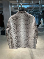 Luxury Snakeskin Slim Fit Jacket