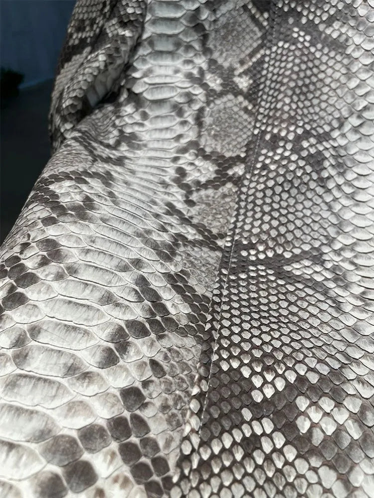 Luxury Snakeskin Slim Fit Jacket