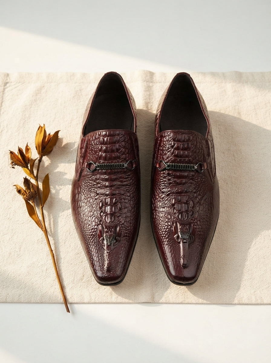 Luxury Crocodile Leather Dress Shoes - luxury-product-features