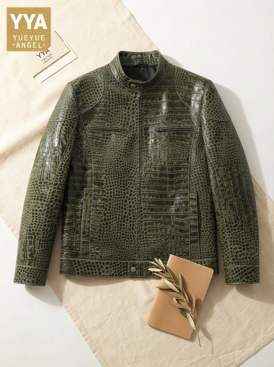Slim Fit Genuine Sheepskin Jacket - luxury-product-features